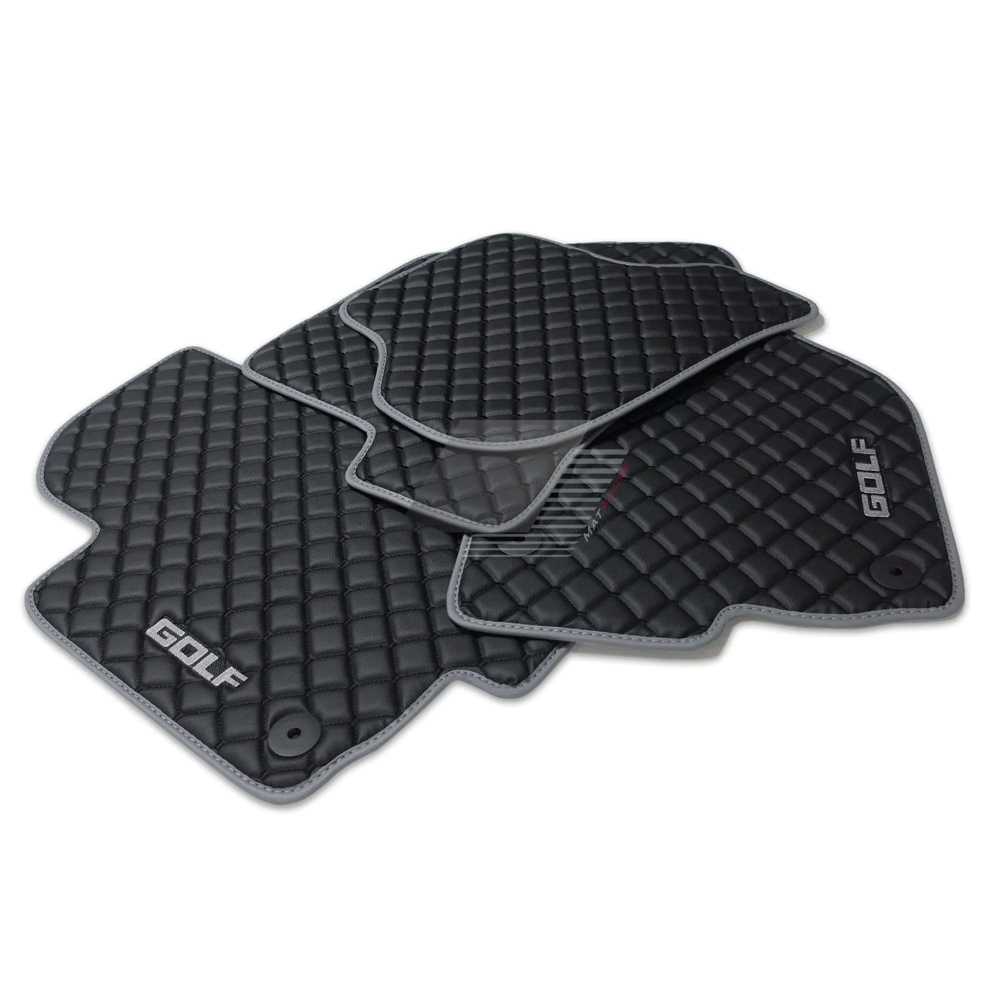 VW Golf 7,5 Leather Mats 2013-2018 #GOLF	